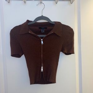 Collard Crop Top